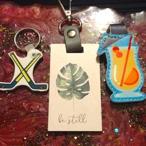 , Lot of purse keychains/fobs